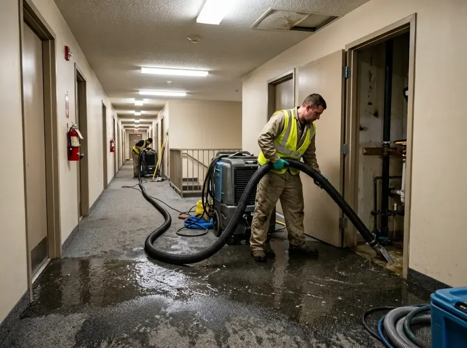 multi-unit-apartment-hallway-f-005 — frequently asked questions, Emergency Burst Pipe Water Extraction & Removal in Perryman…